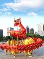 Costume chinois dragon de danse chinois costume de dragon chinois lion de danse et danse du dragon.