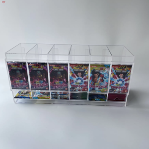 Exhibidor de Cartas QY de Acrílico con 6 Ranuras para Paquetes de Cartas Coleccionables TCG MTG - Product Image 6