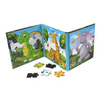 Libro de Rompecabezas Magnéticos de la Marca UCI para Niños con Pegatinas Reutilizables, Diseño Adorable para un Aprendizaje Divertido y Creativo, Modelo Nuevo