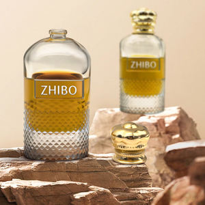 Bottiglia di <span class=keywords><strong>Profumo</strong></span> di Lusso Stile Saudita 100ml, Fondo Spesso in Vetro, Serigrafia, Erogatore Spray Delicato, Logo Personalizzabile - Product Image 6