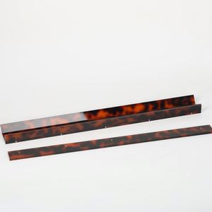 Règle de Mahjong Américain en Acrylique à Motif Léopard avec Bande Magnétique, Design Brillant de Luxe, Parfaite pour les Soirées de Jeu Féminines - Product Image 2
