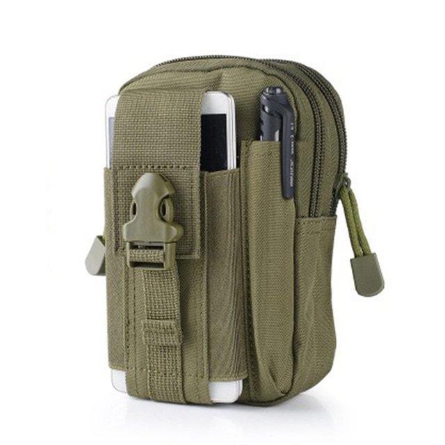 J.SH 600D Oxford High Quality Tactical Waist Belt Bag Molle Pouch Accessories Package Purse Holder Water-Proof Zipper Camouflage