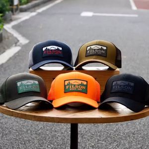 หมวกเบสบอล FILSON รุ่นวินเทจ ผ้าออยล์คลอธ พร้อมปีกหมวกแบบมีช่องระบายอากาศ ป้องกันแสงแดด และดีไซน์ปรับได้ - Product Image 2