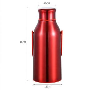 <span class=keywords><strong>Pichet</strong></span> à eau isolé en acier inoxydable de grande capacité avec poignée théière et cafetière et doublure en verre pour le camping - Product Image 5