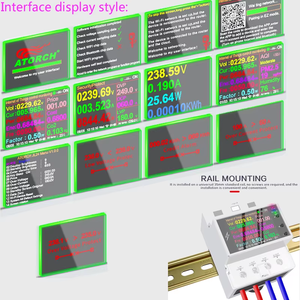 100A tuya Wifi Din Rail chuyển đổi thông minh điều khiển từ xa AC 220V 110V kỹ thuật số điện năng lượng Volt Amp kWh yếu tố tần số mét at4pw - Product Image 3