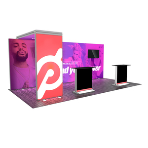 Impression personnalisée Boîte à lumière LED Exposition Evénement <span class=keywords><strong>Salon</strong></span> Stand Tissu <span class=keywords><strong>de</strong></span> tension d'éclairage Affichage LED Publicité - Product Image 5