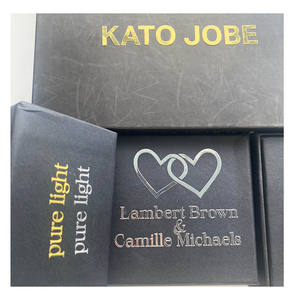 Personalizar lujo oro etiqueta adhesiva transferencia Metal impermeable relieve 3D Logo pegatina - Product Image 5