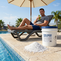 E20260806 Fournisseur en gros de granulés de qualité piscine, spécification 5-8 Mesh