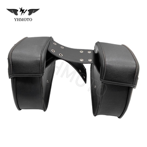 Bolsa de alforjas laterales para motocicleta, alforjas de equipaje, paquete de caja, para Honda VTX 1800 <span class=keywords><strong>1300</strong></span> Street Gilde FLHX XL883 XL1200 - Product Image 3