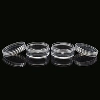Pot en plastique PS transparent mini 2g 3g 2,5g 6g 7g 10g 5g pour échantillon de crème 30g 50g 60g 100g, conteneur de stockage cosmétique pour beurre corporel
