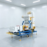 Automatische Luftsieb-Getreidereinigungsmaschine mit Vibrationssieb zur Entfernung von Leichten, Großen und Kleinen Verunreinigungen, Saatgut-Größensortierung
