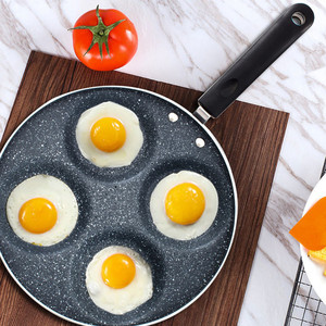 Mini Four-Hole Egg Pan Nonstick Round Frying Pan For Cooking Eggs Household Use - Product Image 1