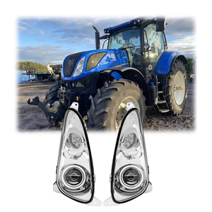 Phare <span class=keywords><strong>LED</strong></span> à faisceau d'inondation large haut-bas pour tracteurs NH série T 45W puissance 6500K température de couleur nouvel aluminium <span class=keywords><strong>agricole</strong></span> R/L - Product Image 5