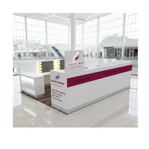 Kiosque de salon de beauté pour services de cils et sourcils avec éclairage LED, design personnalisable, modèle Funroad FR-EW-26, certifié ISO9001 - Product Image 4
