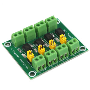 PC817 2/4 ช่องออปโตคัปเปลอร์โมดูลแยกสัญญาณ 3.6-30V ตัวแปลงระดับแรงดันไฟฟ้า บอร์ดไดรเวอร์แยกสัญญาณโฟโตอิเล็กทริก - Product Image 5