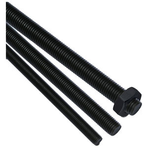 Tige filetée galvanisée zinguée DIN975 <span class=keywords><strong>M22</strong></span> M24 M27 M30, finition zinguée, boulon et écrou métrique noir uni, longueur 1m 2m <span class=keywords><strong>3m</strong></span> 4m 5m 6m - Product Image 5