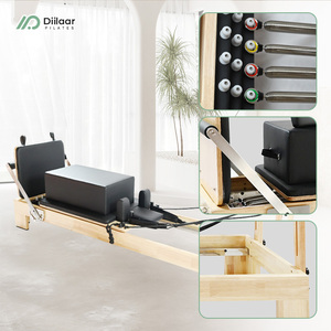 Equipo <span class=keywords><strong>de</strong></span> Fitness para el Hogar a Precio Bajo, Reformer <span class=keywords><strong>de</strong></span> <span class=keywords><strong>Pilates</strong></span> <span class=keywords><strong>de</strong></span> Madera <span class=keywords><strong>de</strong></span> Arce para Ejercicios <span class=keywords><strong>de</strong></span> Musculación Personalizados, Usado - Product Image 2