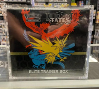 Boîte de présentation en acrylique transparente avec couvercle magnétique pour Elite Trainer Box, protection UV