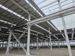 Durable Galvanized Steel <b>Frame</b> Prefabricated Steel Structure Building for Modern Industrial Workshop and Storage Warehouse - Product Image 6