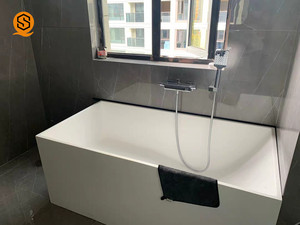 Bain à remous intelligent pour deux personnes adultes avec jets, chauffage et accessoires de vidange pour hôtels - Product Image 3