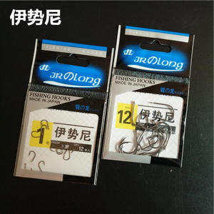 Hameçons à carpe Jr Long High Carbon Fish Hooks Ise Ni taille 12 sans ardillon, fabriqués au Japon pour la pêche en eau douce. - Product Image 4