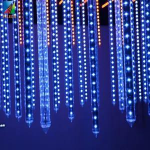 3D Madrixs Led Pixel Tube Light DMX Club Disco LED Falling Star Light 360 Degree Meteor Tueb Lights