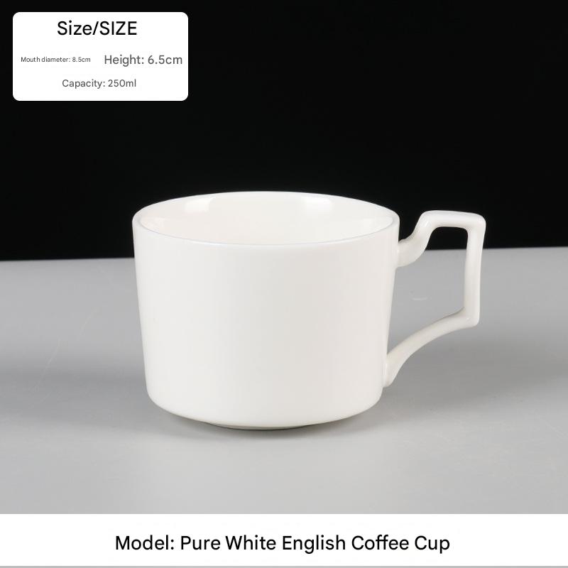 Tasse à thé anglaise blanche 250ML