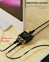 기가비트 RJ45 네트워크 분배기 1000Mbps 1-2 방식 LAN 이더넷 분배기 1G 네트워크 커플러 동시 온라인 2 장치 노트북