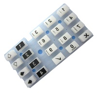 Custom Silicone Keypad Membrane Switch Multicolor Printing Keycaps for Industrial Mechanical Keyboard