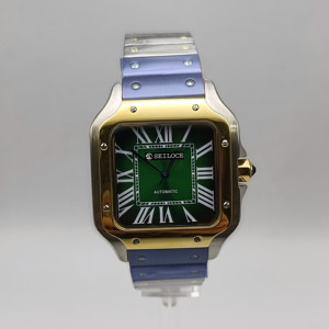 Luxury Style 38mm Sapphire Glass Watch for Japanese NH35 Movement 904L Square Stainless Steel Case - Product Image 5