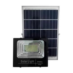 Foco LED solar de 100W IP66 con sensor de movimiento, ideal para iluminar espacios exteriores y optimizar el ahorro de energía. - Product Image 1