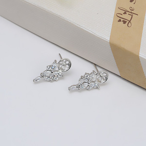 Pendientes Largos de Plata S925 con Múltiples Cuentas y Borlas, 5-7 Perlas, Accesorios de Bricolaje para Mujer, Componentes y Fornituras de Joyería Semi-Acabadas-1136 - Product Image 3