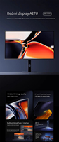 Moniteur de jeu Redmi A27U 4K Ultra HD 27 pouces IPS à écran rigide 60Hz, écran d'ordinateur version chinoise avec type C