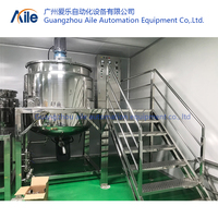 Machine de mélange de peinture de savon liquide informatisée de Guangzhou 2000L 3000L mélangeur d'homogénéisateur cosmétique