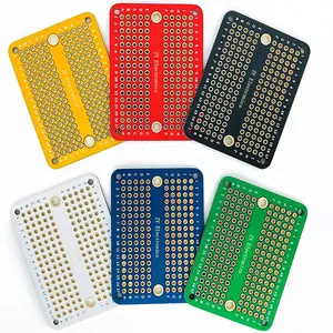 Multi color Mini PCB Prototype Board Löt bares Steck brett für DIY Electronics Vergoldet
