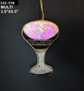 Premium Handcrafted Cartoon Embroidery Decorative Bead <b>Charms</b> <b>Bag</b> <b>Charms</b> Personalized Embroidery <b>Bag</b> <b>Charms</b> Home decoration - Product Image 6