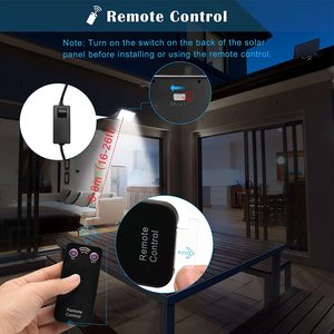 Ip65 hoàng hôn đến bình minh năng lượng mặt trời an ninh đèn với điều khiển từ xa 48 <span class=keywords><strong>Led</strong></span> năng lượng mặt trời Vườn đường lũ Đèn ngoài trời cho nhà để xe biển quảng cáo - Product Image 3