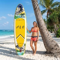 Planche de paddle gonflable en EVA/PVC pour SUP, écologique, durable, souple, pour le surf, vente en gros depuis l'entrepôt UE
