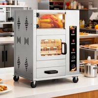 Machine professionnelle électrique pour la cuisson de patates douces, de maïs frais, d'ananas et de pommes