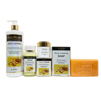 Gluta Master Secret Terminal Blanc pour Peau Caramel avec Collagène Glutathion Kit de Soins Éclaircissants Puissants