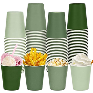 Vasos de Papel Desechables Coloridos con Recubrimiento de PE de 230 g, 9 oz, 250 ml, 17 Colores, para Fiestas de Cumpleaños, Venta al por Mayor - Product Image 1