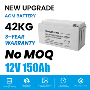 <span class=keywords><strong>12V</strong></span> 150AH 광범위한 작동 온도 범위 AGM 배터리 긴 수명 통신 기지국 의료 장비 백업 - Product Image 1