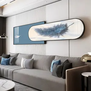 新设计创意设计帆布水晶瓷画壁画艺术框架客厅装饰画