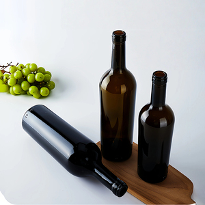 Nhà Máy Bán Rỗng 375Ml 500Ml 750Ml 1500Ml Cổ Dài Glass Rượu Vodka Whisky Chai Tròn - Product Image 5