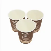 Gobelets carrés en papier pour glace, emballage pour glace à vendre, pour desserts, machine à gaufres, machine à crocs, bol en papier pour gaufres