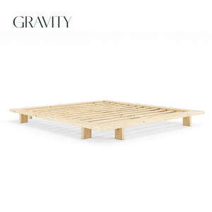 Nouveau <span class=keywords><strong>Cadre</strong></span> <span class=keywords><strong>de</strong></span> <span class=keywords><strong>Lit</strong></span> Pliable Minimaliste en Bois Massif Écologique, Design Plancher Bas, Modèle 2026, Idéal pour Petites Chambres en Location - Product Image 3