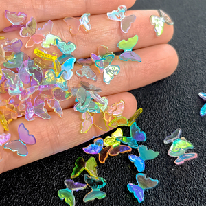 Accessoires pour ongles 3D populaires, 30 pièces/sac, accessoires pour ongles en résine colorée en forme de papillon, adaptés aux produits de manucure DIY pour femmes - Product Image 5