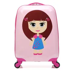 Hard Shell Stock Carry On Children Trolley Case Suitcase Bag Travel Carrier Luggage 16"18"