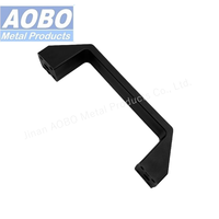 AOBO Boîte à outils en alliage d'aluminium en plastique Poignée en forme de U en nylon pour verrouillage de porte d'armoire réglable