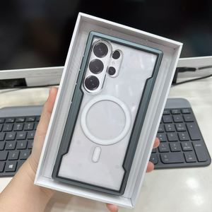 Custodia Magnetica Trasparente Antiurto in Metallo Mordas per S26 Ultra di Alta Qualità - Product Image 4